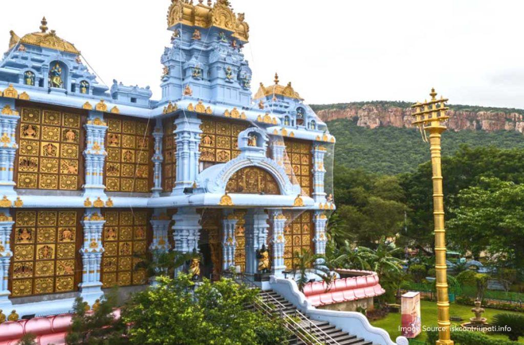ISCKON Temple is one of the best places to visit in Tirupati.