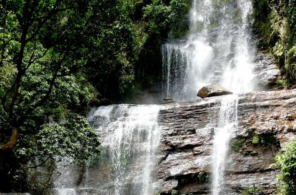 The mesmerising Jhari Waterfall is one of the  best tourist places in Chikmagalur.