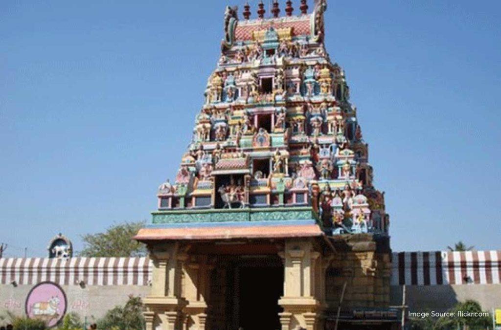 Visit Patteeswarar Temple to see the Dravidian architectural style of temples in Coimbatore.