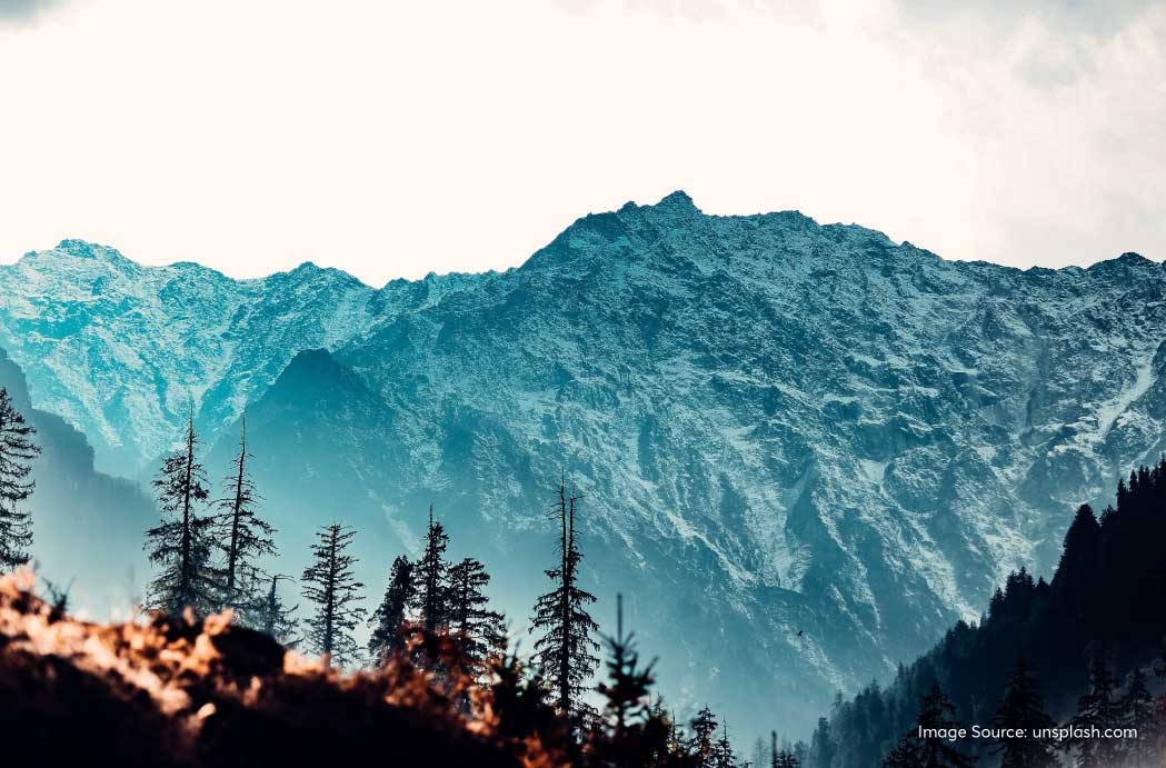 Snowfall in Manali