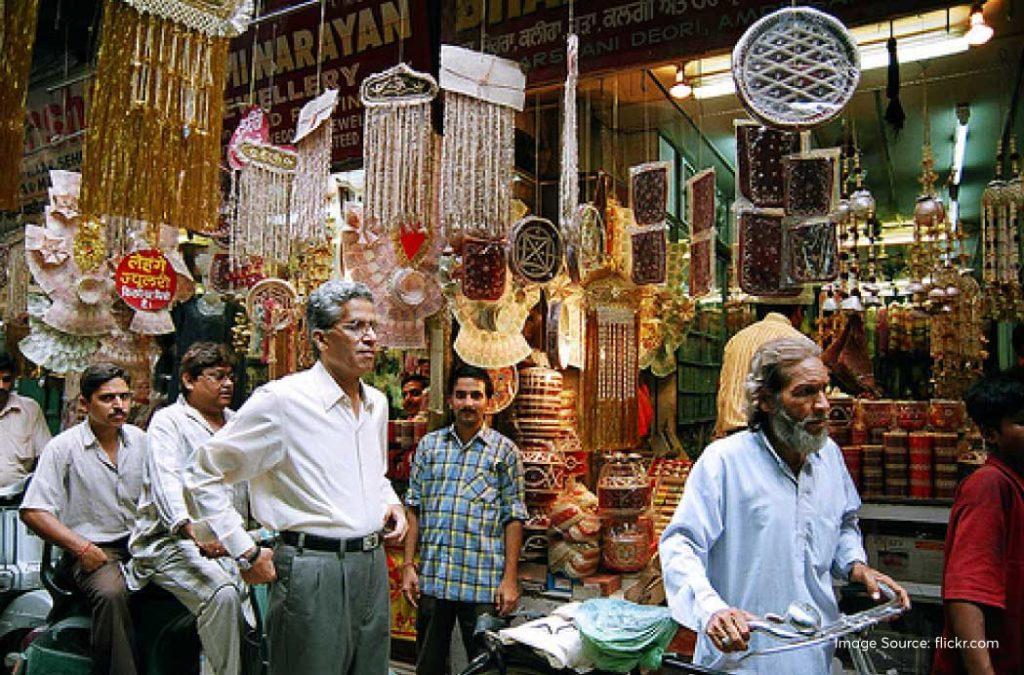 Sarafa Bazar is one of the popular shopping streets in Pushkar.