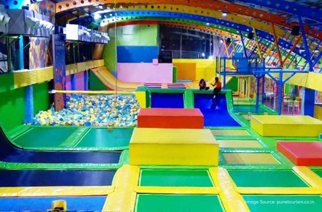 SkyJumper Trampoline Park is one of the best amusement parks in Pune
