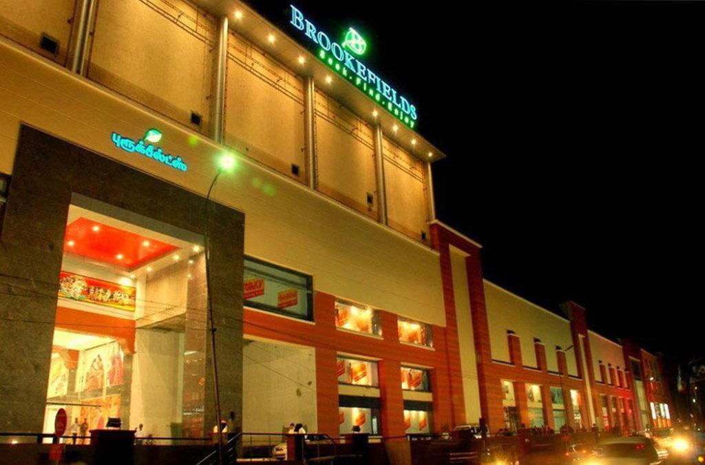 Brookfield Mall is one of the biggest malls in Coimbatore.