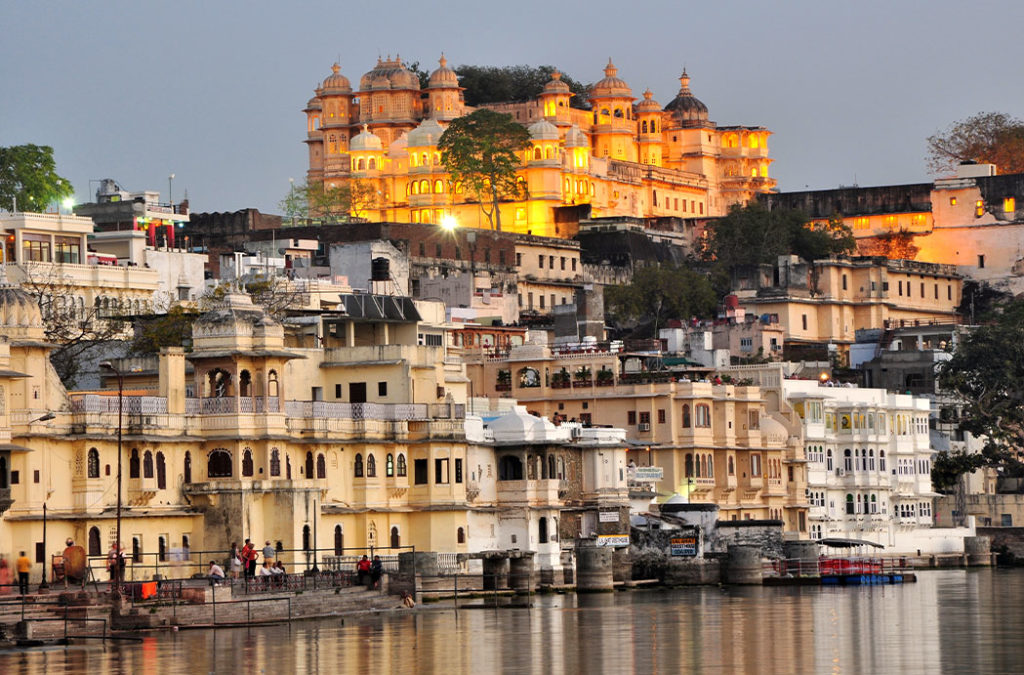Beautiful view of the palace in Udaipur- Winter is the best time to visit Udaipur 