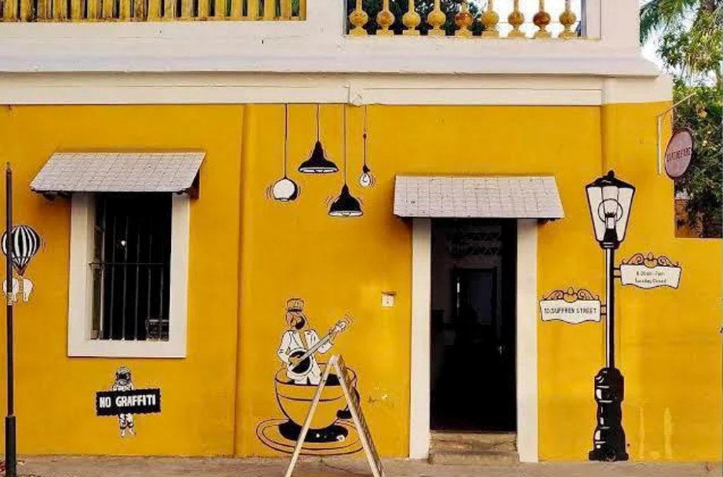 Add Cafe des Arts to your Pondicherry itinerary for good food and vibe