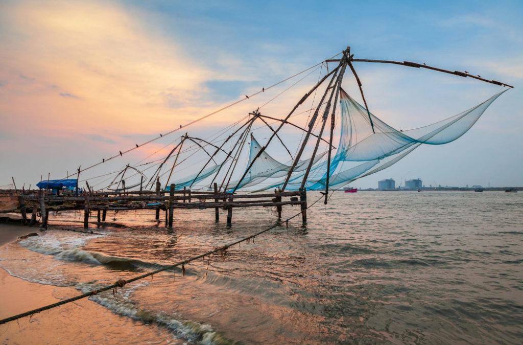 Chinese Fishing nets are a sight to witness in Kerela and one of the most iconic things to do in Kochi