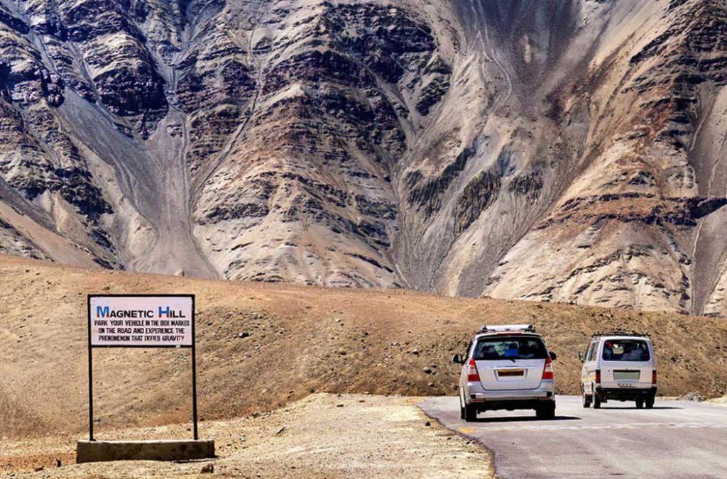 Include Magnetic Hill in your Leh Ladakh itinerary