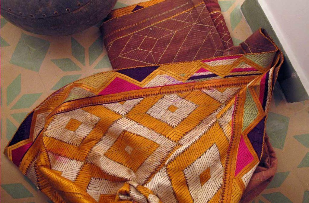 Phulkari is known to be quite famous textiles in India