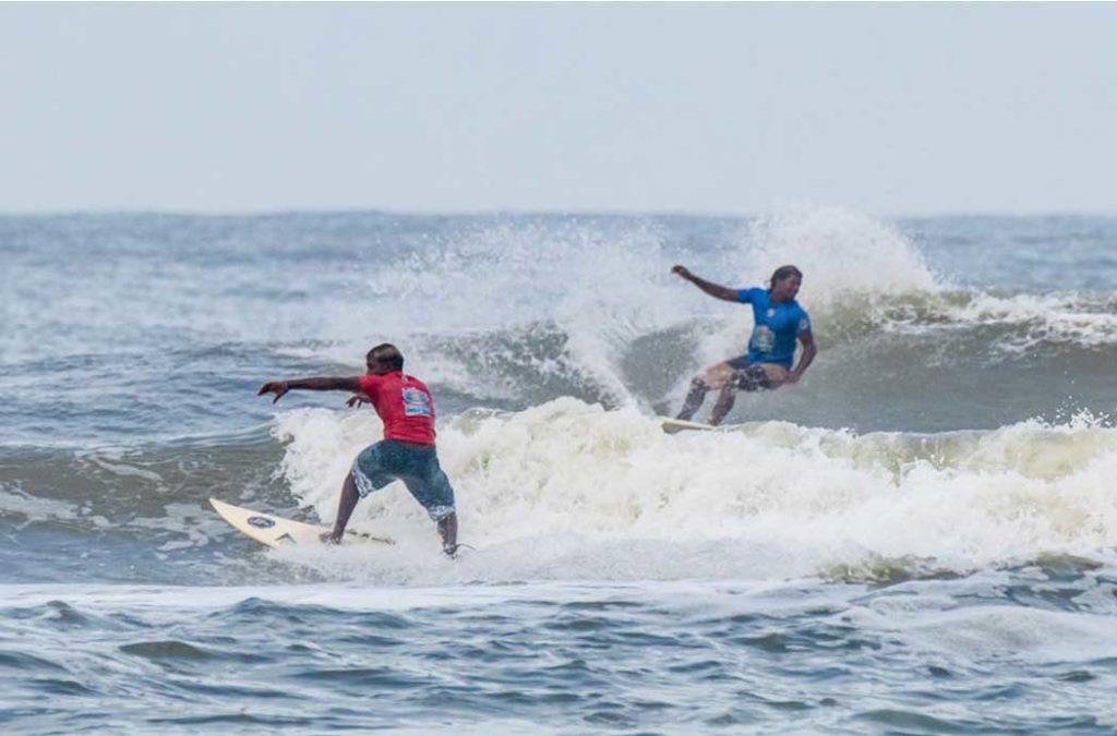 Surfing in India at Mulki