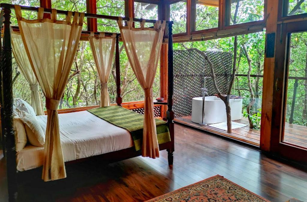 Stay in one of the top rated tree houses in India