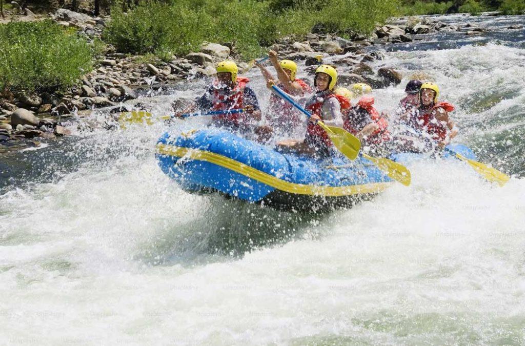 River Rafting is one of the most liked adventure sports in Bangalore. People can experience the thrill of different grades of rafting, fighting against the violent currents of the challenging waters.