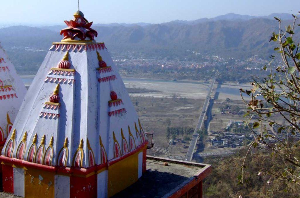 Maa Chandi Devi Temple sits atop the Neel Parvat in the Sivalik Hill range of the southern Himalayas. 