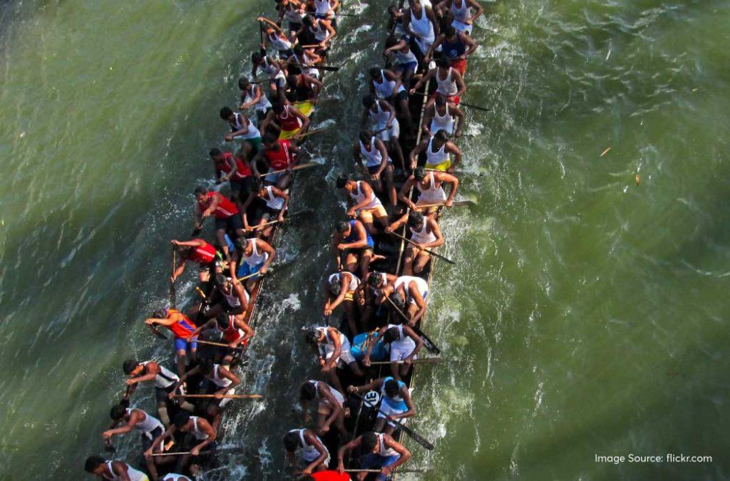The waters of River Pamba are usually pristine and serene, but not during the Uthradam Thirunal Pamba Boat Race! 