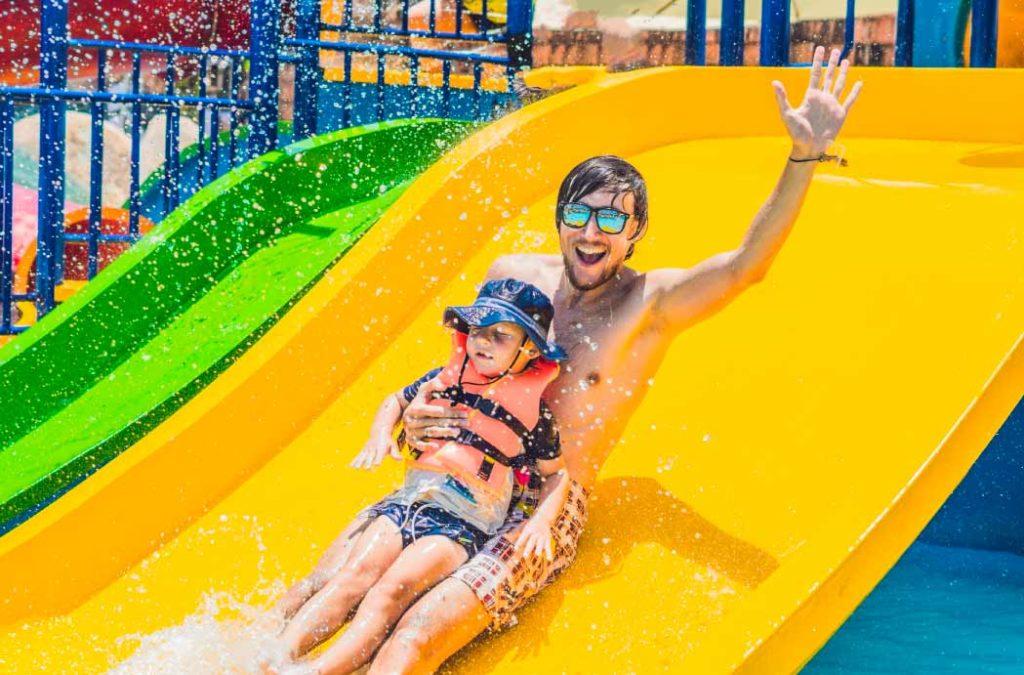There are single slides, multi slides, pools, tube rides, float slides, and aqua trails in Amarapali Water Park