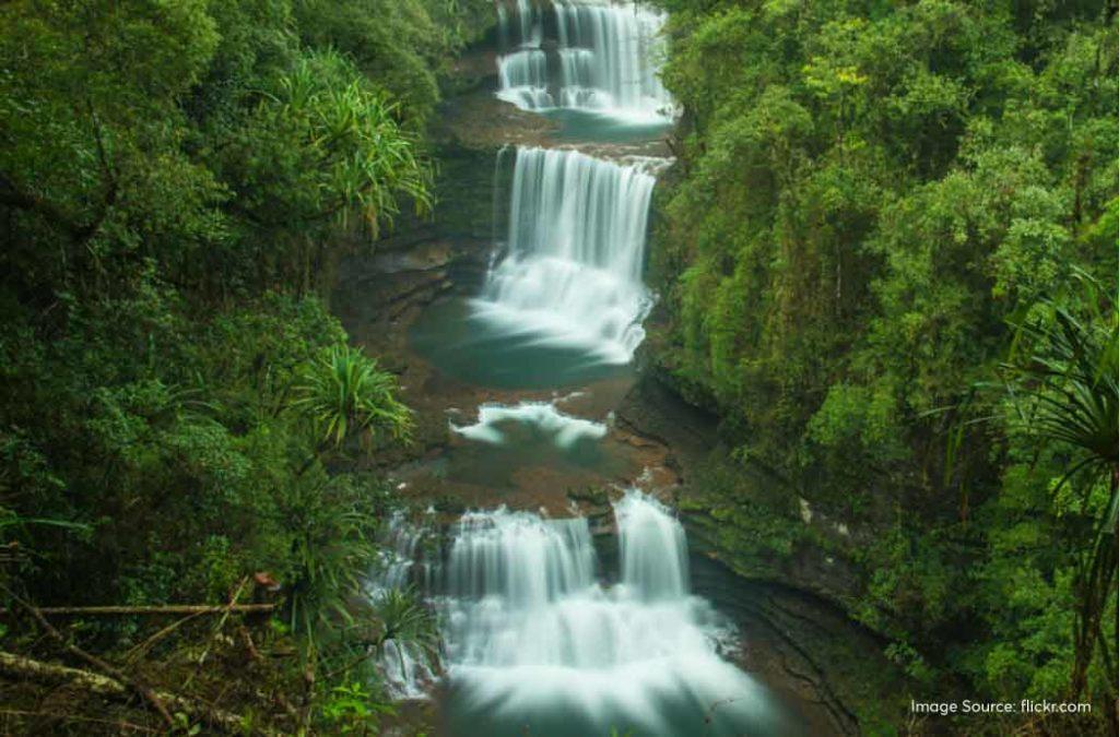 Witness one of the best waterfalls in Cherrapunji 