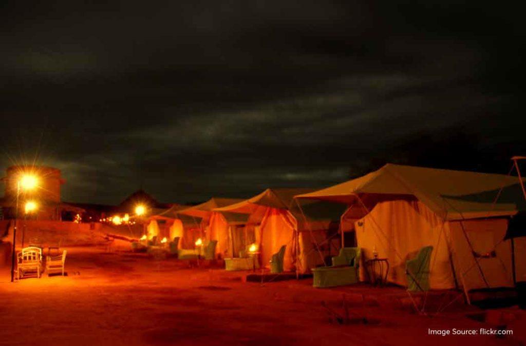 Jodhpur is a great place to experience desert camping in India.