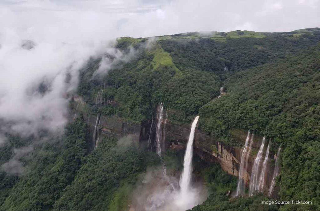 Check out one of the beautiful places to visit in Cherrapunji