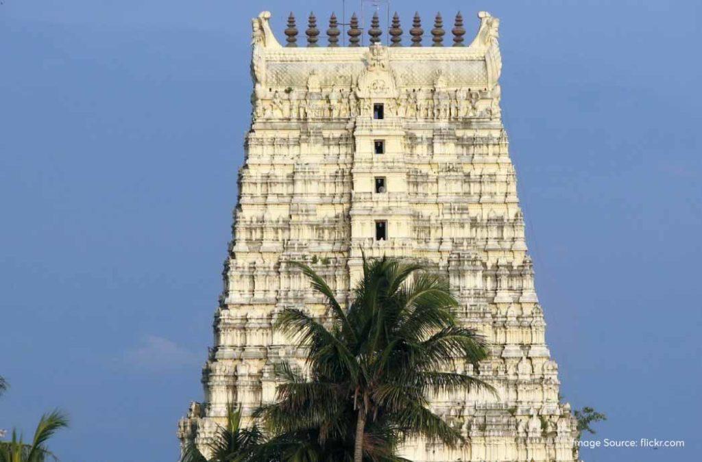 The Ramanathaswamy temple in Rameshwaram is considered to be one of the ‘Chaar Dhams’ in India.