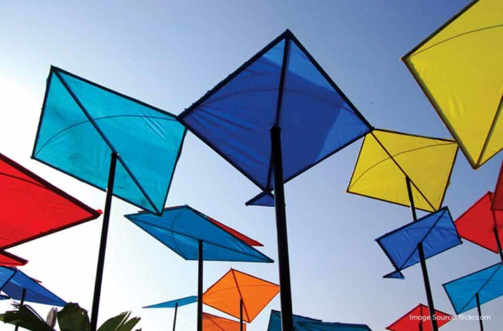 The venue of the International Kite Festival 2024 will be decorated with eye-catching colours and banners. 