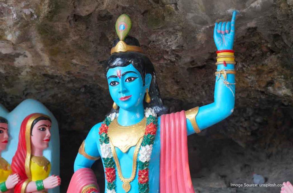 The ISKCON temple in Warangal is a stunning place with realistic idols of Radha Krishna. 