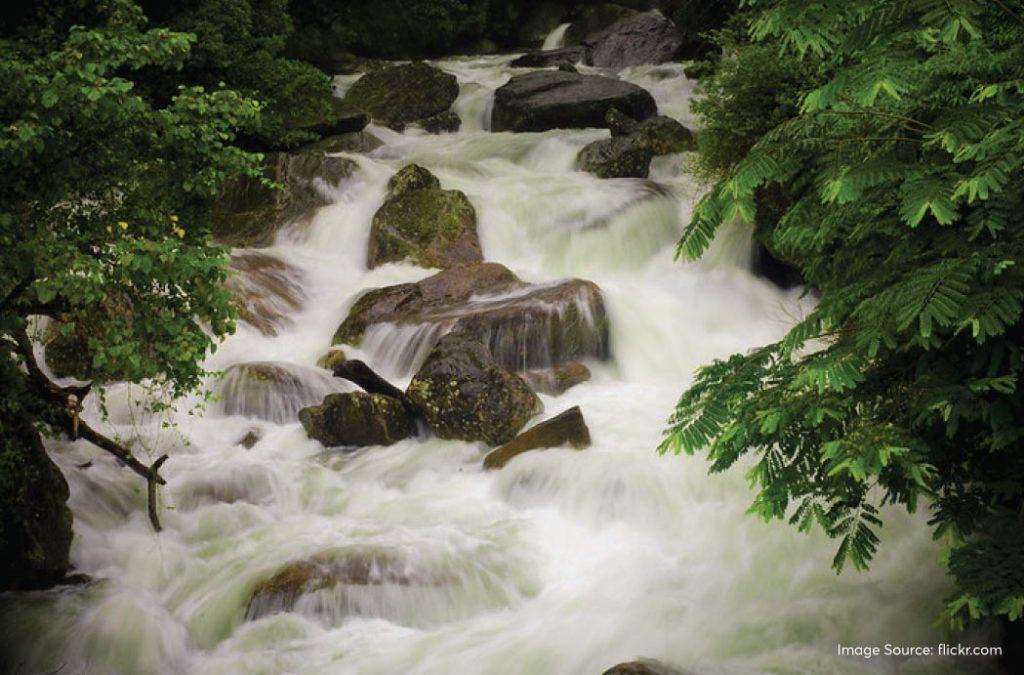 Lakkam waterfalls are softer and come down smoothly, making the flow appear as flawless as a ruffling piece of silk.