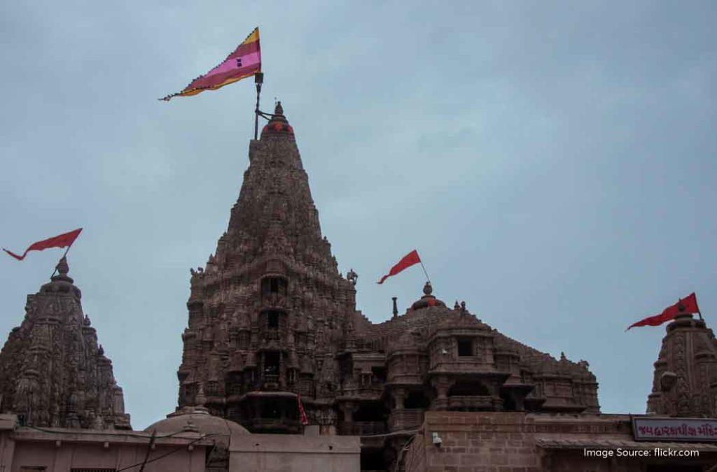 One of the most important places to visit in Dwarka is the Dwarkadish temple.