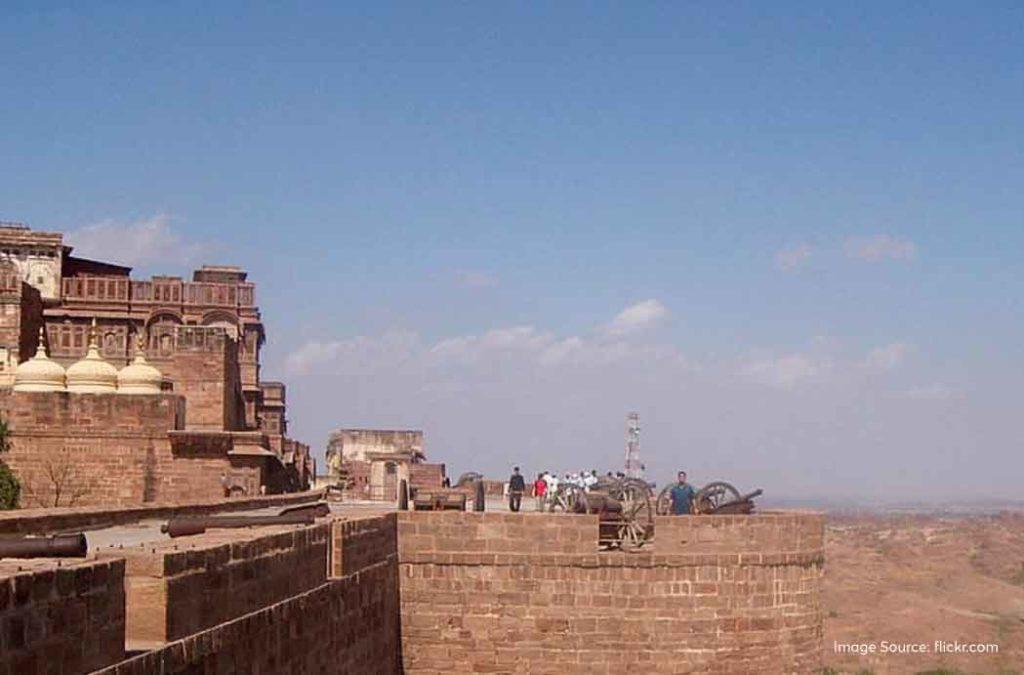 The history of Mehrangarh Fort dates back to the 15th Century. 