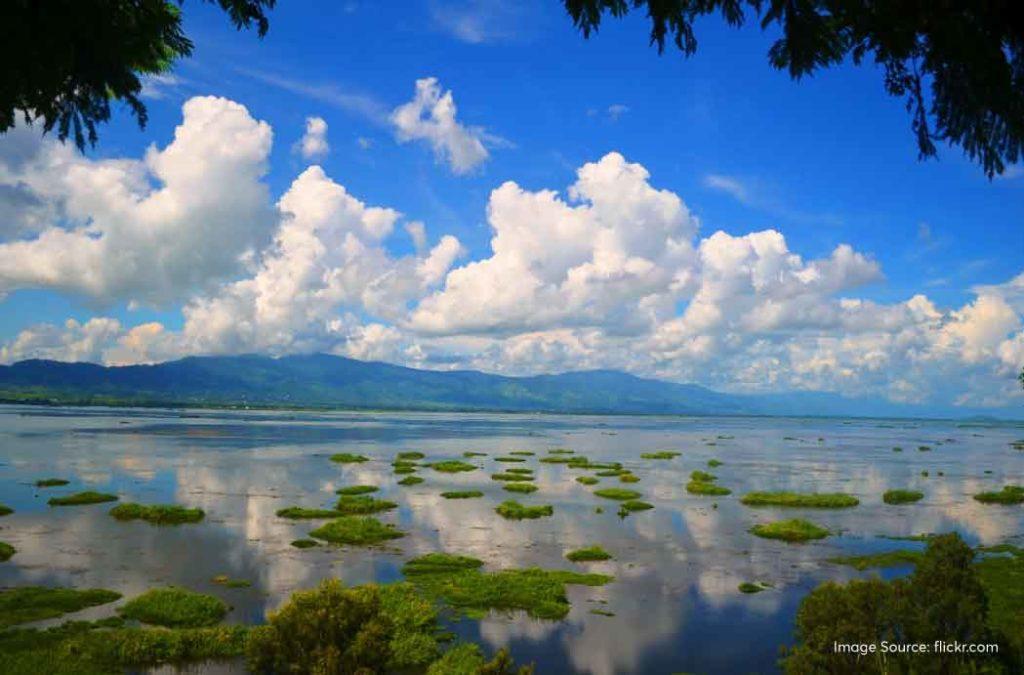 Loktak Lake is the largest freshwater lake in the state of Manipur and is known for its breathtaking natural beauty and peaceful surroundings.