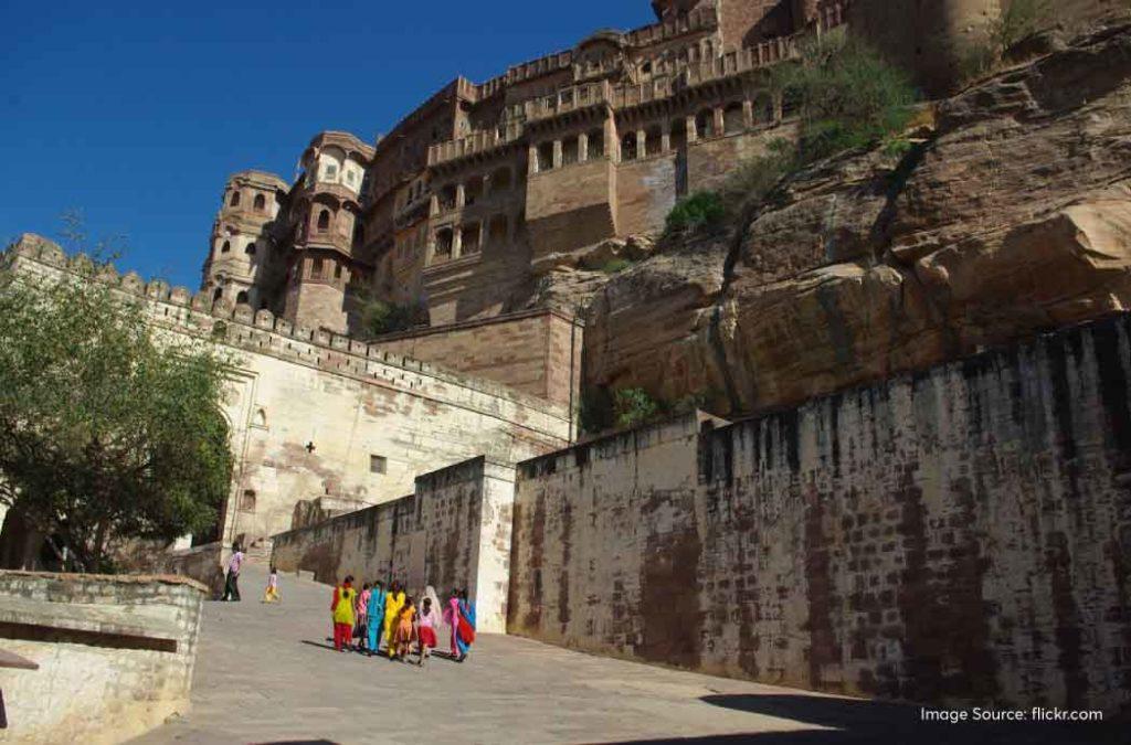 That was when Raja Ram Meghwal, a resident of Jodhpur, came forward to sacrifice his life and requested that the king always take care of his wife and children in return. He was buried alive where the Mehrangarh Fort now stands. 