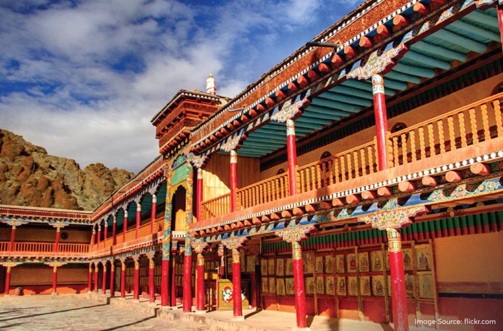 After you are done visiting the Hemis Monastery, you can explore the Gotsang Gompa which is another monastery located close to Hemis. 