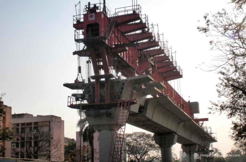 The yellow line is currently under construction and is expected to run between Noapara and Barasat in North 24 Parganas.