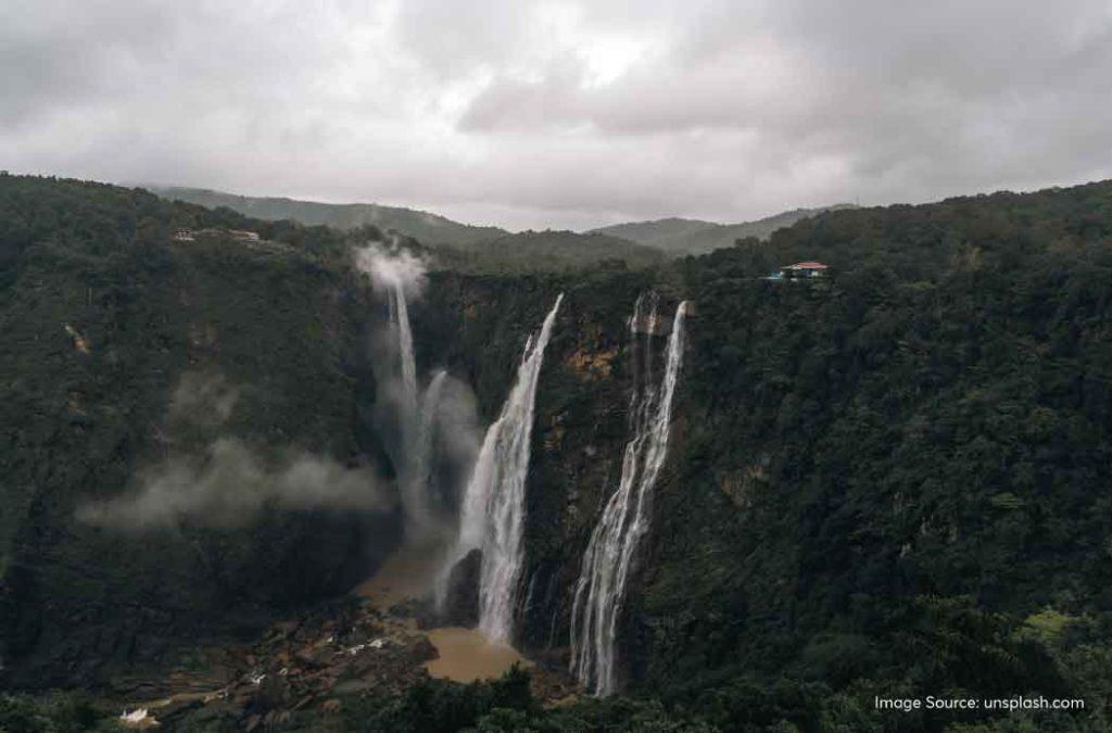 In August month, the waterfalls in India would be in their prime after the rains in June and July.