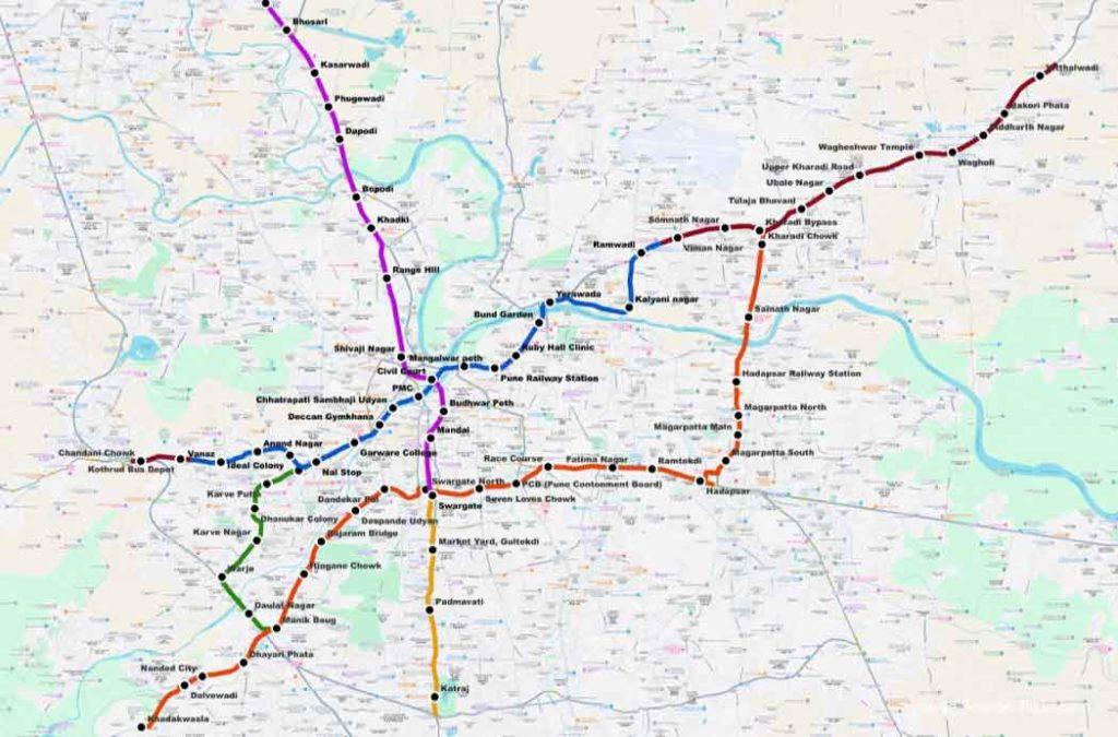 Check all details for Pune Metro