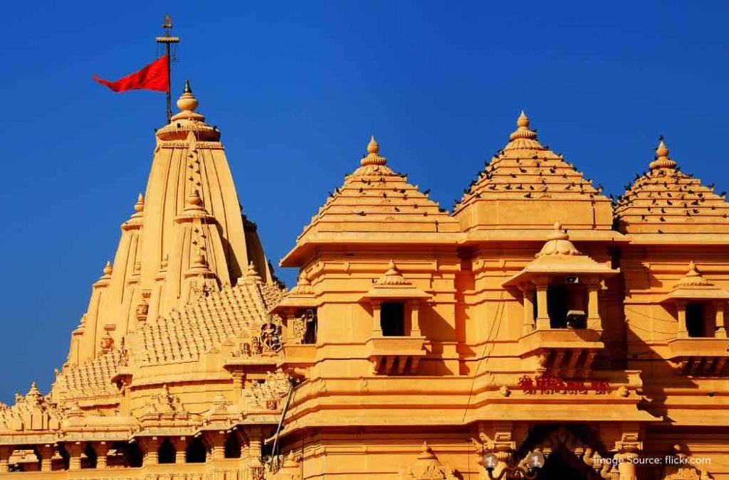 Somnath Temple is one of the divine places to visit in Gujarat. 