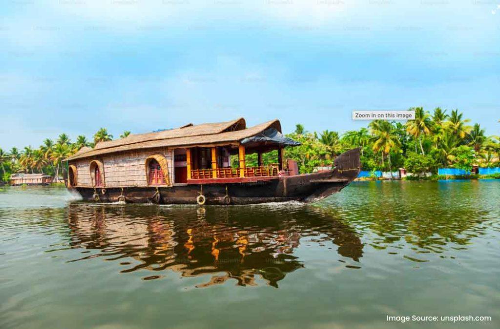 Take a house boat tours in summers, the best time to visit Kerala to explore backwaters. 