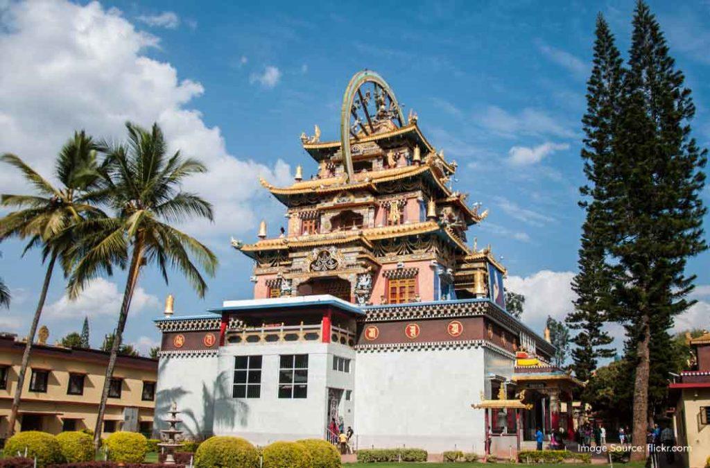 Visit Namdroling Monastery, Coorg on a long weekend in March 2025.